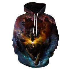 Galaxy hot sale wolf sweater