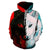 Red & Blue Wolf Hoodie - The Gear Stand