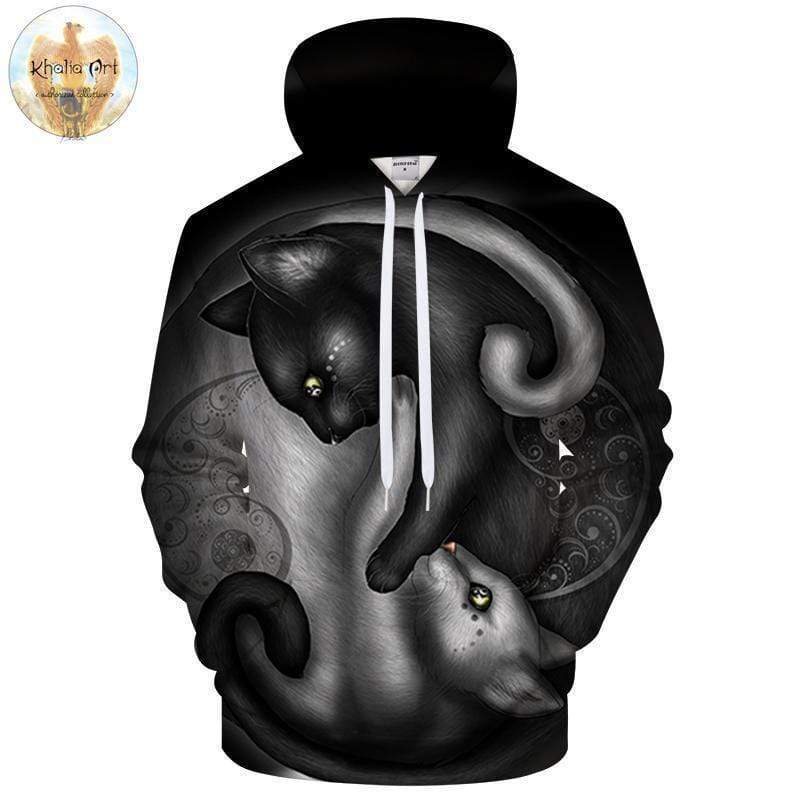 Yin Yang Cat by Khalia Art - The Gear Stand