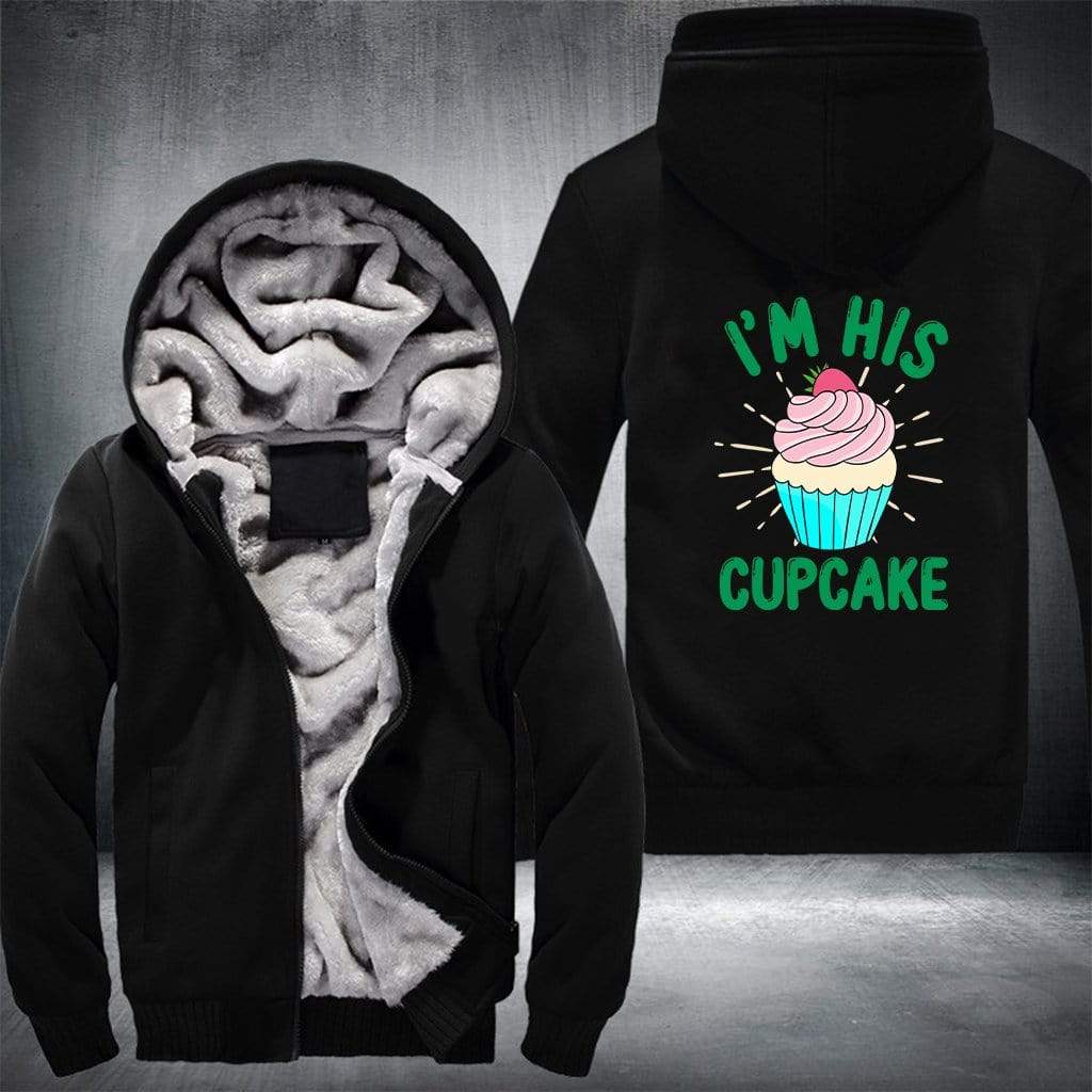 I'm His Cupcake Fleece Jacket - The Gear Stand