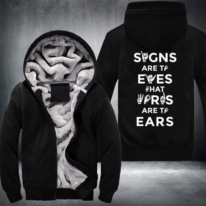Signs Fleece Jacket - The Gear Stand