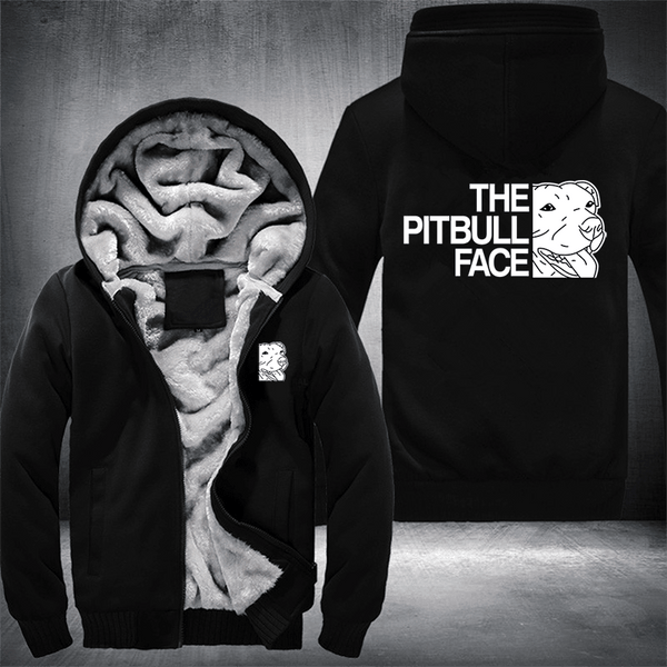 The Pit Bull Face Fleece Jacket The Gear Stand