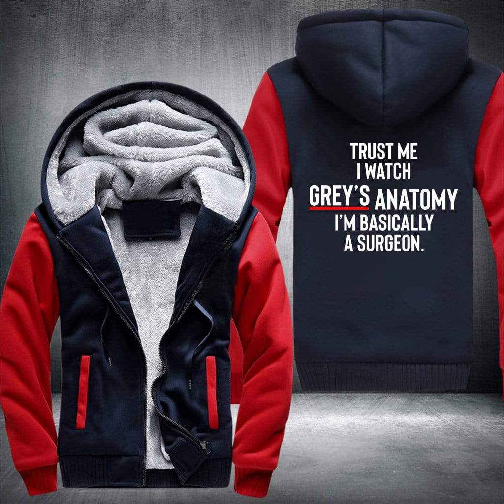 Grey's anatomy zip up on sale jacket