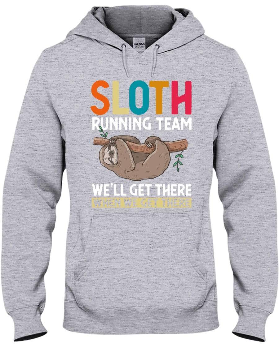 Sloth Running Team Hoodie Sweatpants T Shirt The Gear Stand